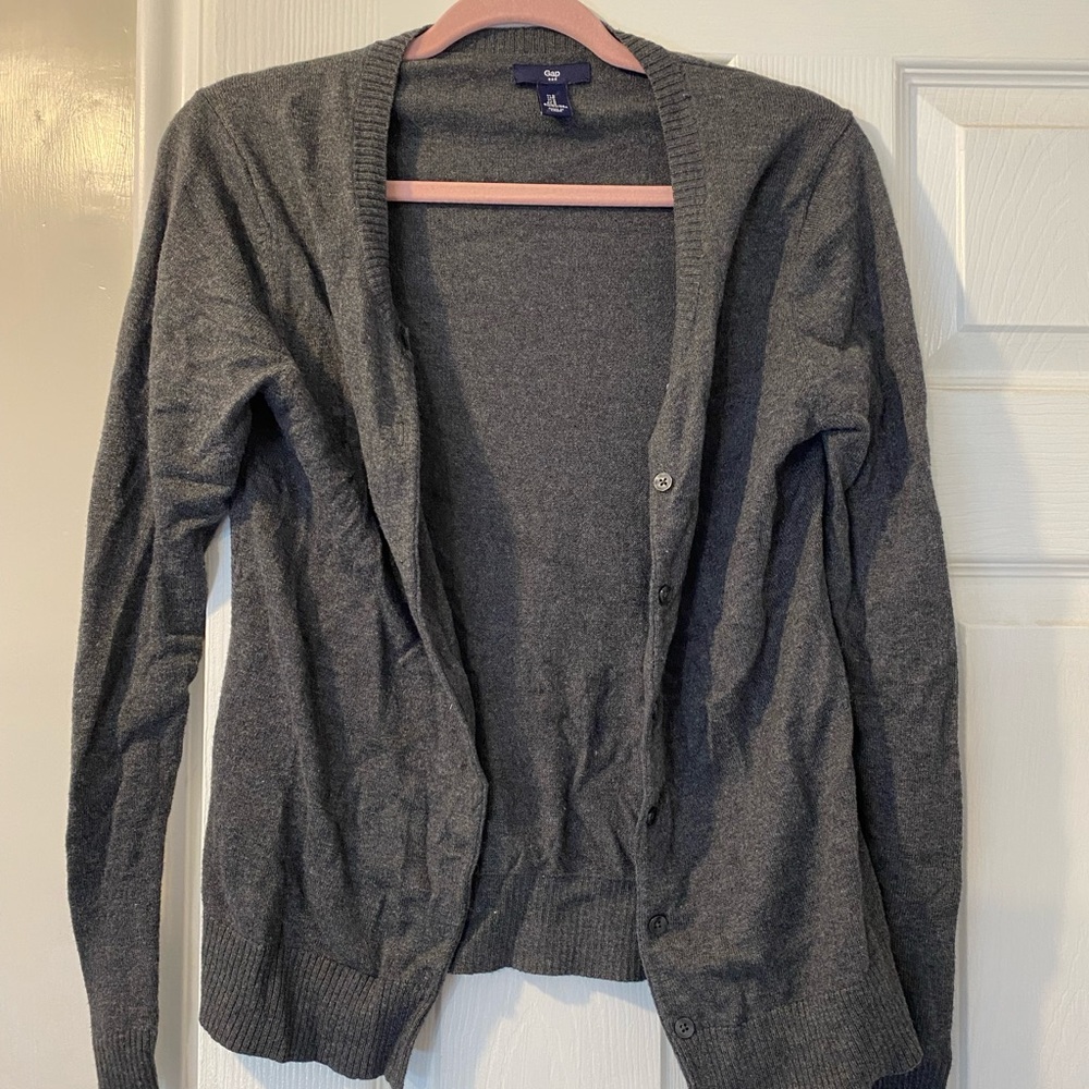 GAP Charcoal Knit Sweater